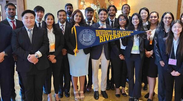 UCR School of Business students at ICBSC competition 2024